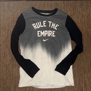 Nike Gradient Black and White Long Sleeve Tee